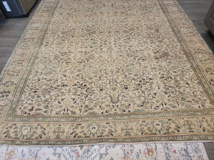 Vintage Rug 6.5 x 9.3 HAND MADE Rug Muted Vintage Turkish Rug Oushak Rug Vintage Oriental Rug, Oushak Rug, Wool Persian Rug