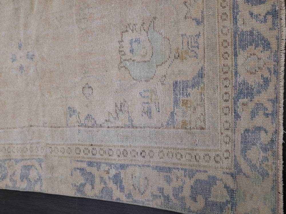 Muted Vintage Turkish Rug 6x10 Muted Vintage Persian Rug Muted Vintage Rug Distressed  Muted Oushak Rug Hand Made Rugs Vintage Turkish Rug