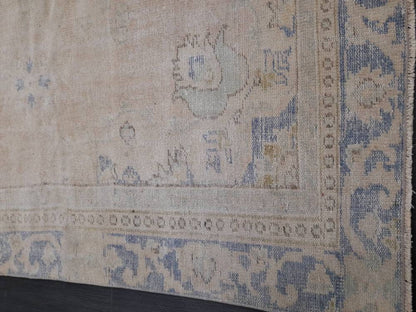 Muted Vintage Turkish Rug 6x10 Muted Vintage Persian Rug Muted Vintage Rug Distressed  Muted Oushak Rug Hand Made Rugs Vintage Turkish Rug