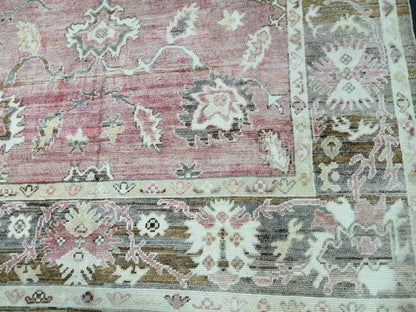Vintage Rugs, Vintage 10 x 8.3 Oushak Rug, Vintage Rug, TURKISH RUG, Oriental Rug, Farmhouse Rug, Rustic Rug, Wool Rug, 8x10 Rug