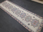 Hand Knotted Runner Rug 2.6 x 9 Vintage Turkish Runner XL Vintage Oriental Runner Rug Oushak Runner Rug Plush Soft Wool Runner Hand Made Rug