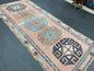 Muted Vintage Runner Rug 2.9 x 6.8  Turkish Runner Rug Vintage Muted Runner Rug Hallway Runner Soft Wool Runner