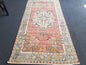 Vintage turkish rug 3'3x6'8 vintage wool rug, are oushak rug