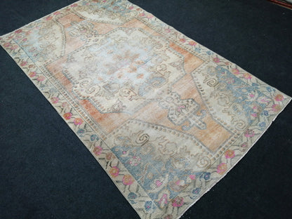 4x7 Rugs, Hand Made Rug, Oushak Rug, Rustic Rug, Bohemian Rug, Rug Runner, Turkish Rug, Farmhouse Rug, Vintage Rug, Wool rug