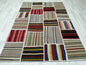 Hand Made Patchwork  Rug, Oushak Rug, Rustic Rug, Bohemian Rug, Rug Runner, Turkish Rug, Farmhouse Rug, Vintage Rug, Wool rug