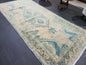 OUSHAK RUG, TURKISH 3.4 x 7.2 Rug, Vintage Persian Rug, Vintage Rug, Wool Handknotted Rug, Handmade Rugs, Vintage Turkish Rug