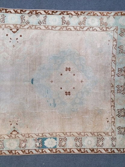 13'3x4'3 vintage runner rug,kitchen runner rug,hallway runner