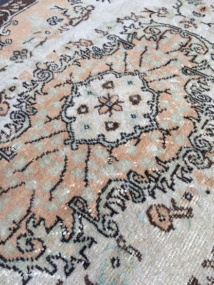 7.2 x 4 Rugs, Hand Made Rug, Oushak Rug, Rustic Rug, Bohemian Rug, Rug Runner, Turkish Rug, Farmhouse Rug, Vintage Rug, Wool rug