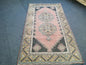 HandMade Rug 4 x7 Hand Crafted Rug, Rustic Rug, Bohemian Rug, Rug Runner, Turkish Rug, Farmhouse Rug, Vintage Rug, Wool Rug Hand Knotted Rug